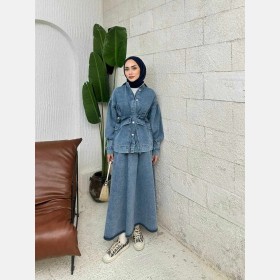 TSU-0709 طقم جينز