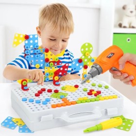 لعبة البناء والتركيب بالدريل