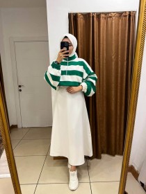 بلوز عملي مخطط ~ قضقاض (SH -0281)