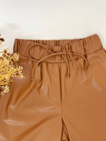 بنطال جلد,, عالي الوسط (TS-0107)