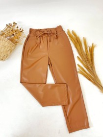 بنطال جلد,, عالي الوسط (TS-0107)