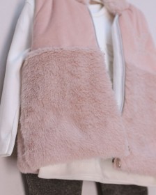 طقم شتوي 3 قطع فيست زهري فرو