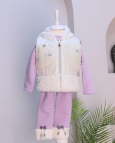 طقم شتوي 3 قطع فيست موف فرو