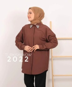 قميص رسمي ساده ~ كتّان (SH-0204)