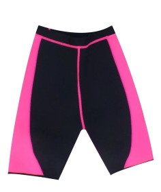 شورت التنحيف الستاتي (زهري أسود)