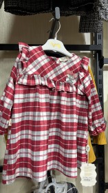 فستان شتوي كاروهات