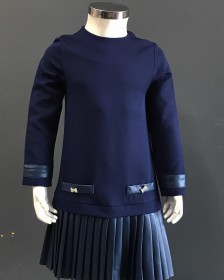 فستان شتوي نص جلد كسرات