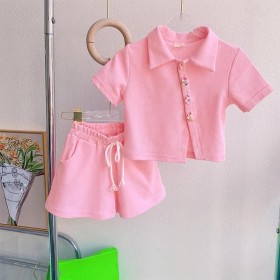 طقم شورت أزرار