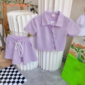 طقم شورت أزرار