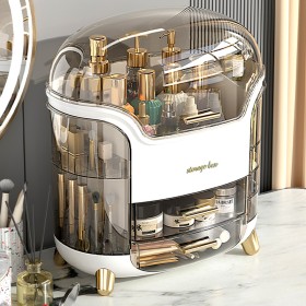 منظم مكياج مع دفة علوية