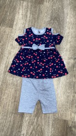 طقم عملي شورت مع بلوزة ع فستان