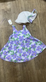 فستان مورد مع طاقية