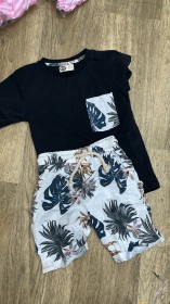 طقم شورت مشجر