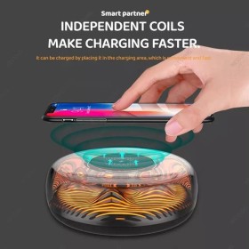 قاعدة شحن لا سلكي مضيئة