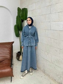 TSU-0709 طقم جينز