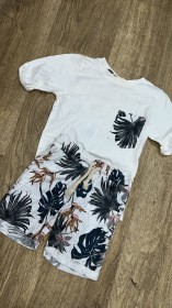 طقم شورت مشجر