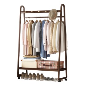 ستاند ملابس مع رف سفلي