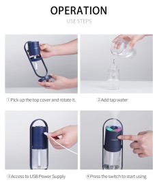 مبخرة مائلة مع اضاءة