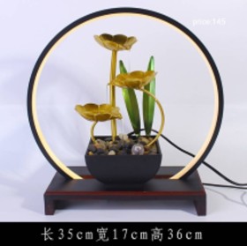 نافورة الورد مع اضاءة