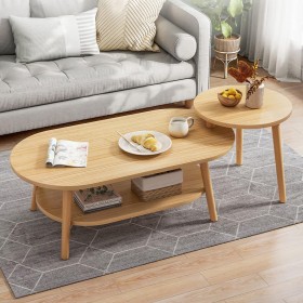 طاولة وسط مع اسكملة ملتصقة